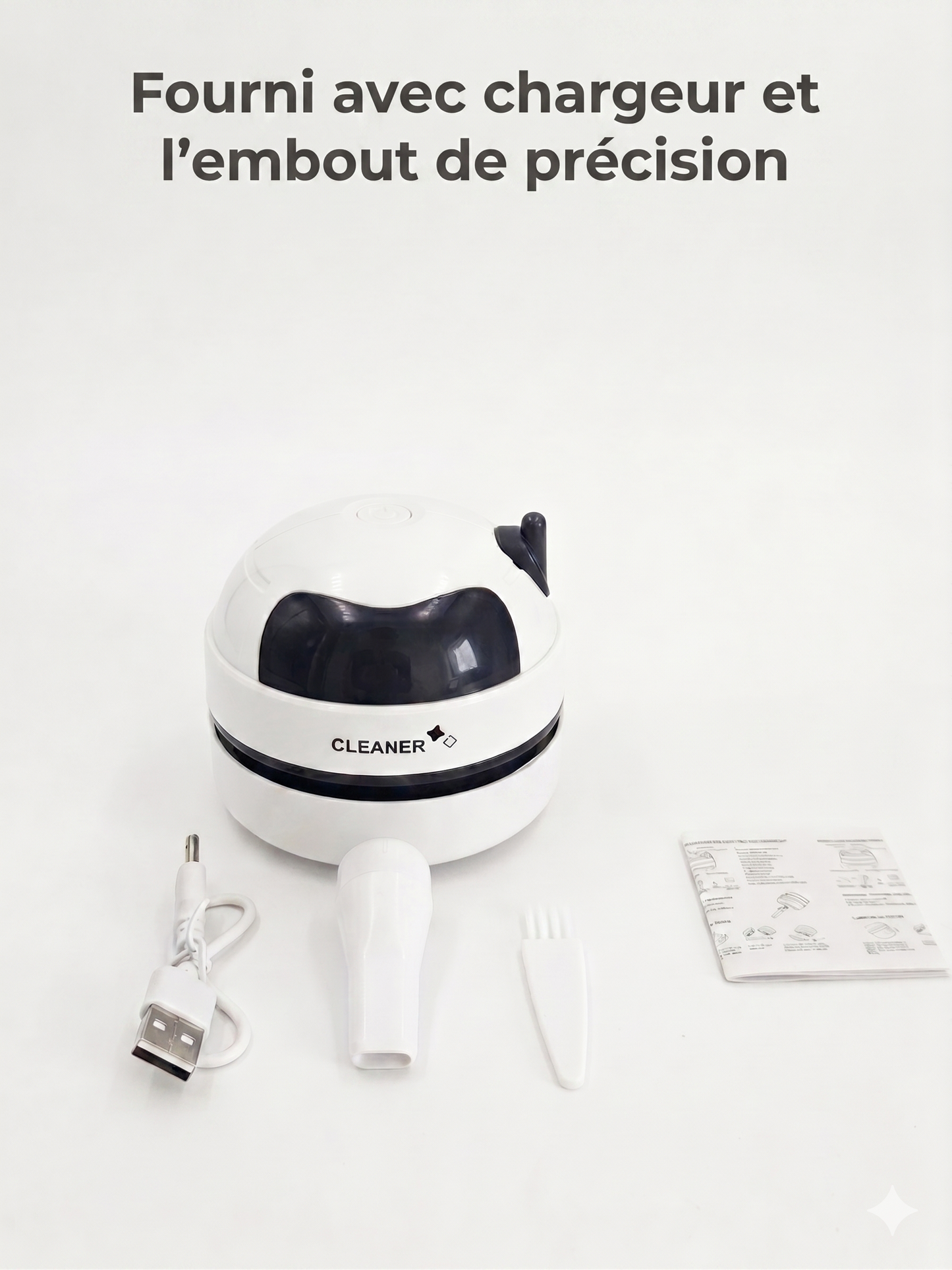 CleanPad - Le Mini Aspirateur de Bureau