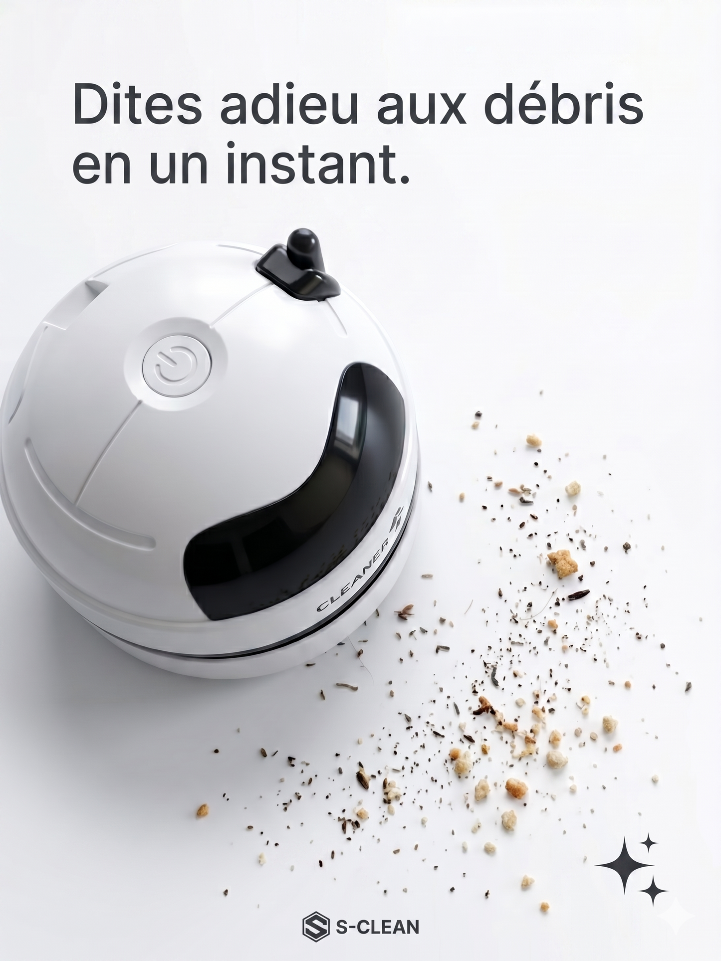 CleanPad - Le Mini Aspirateur de Bureau