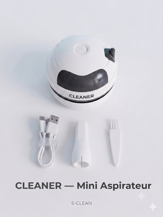 CleanPad - Le Mini Aspirateur de Bureau
